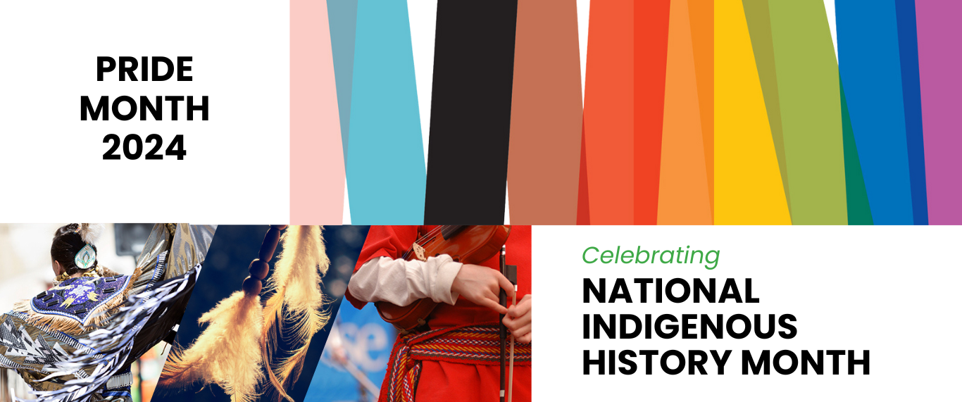 Imagery for Pride and National Indigenous month